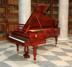 Replica of 1830 Pleyel piano, made by Paul McNulty for the Warsaw Chamber Opera
